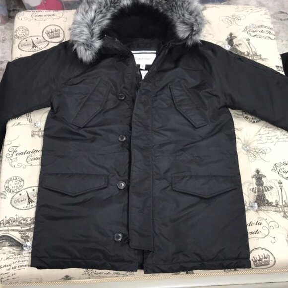 Calvin Klein Mens Eskimo Parka Jacket - Picture 4 of 9